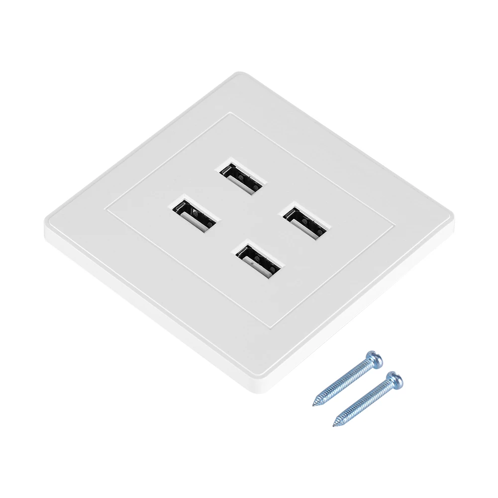 ANENG 4 USB-порта 5 в постоянного тока для дома и офиса электрическая настенная