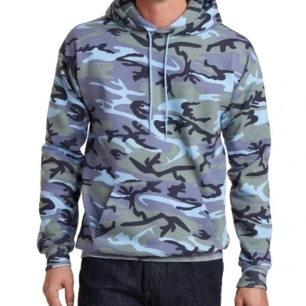 Порты и разъёмы &amp Co PC78HC Core Fleece Camo пуловер с капюшоном свитер лесной синий