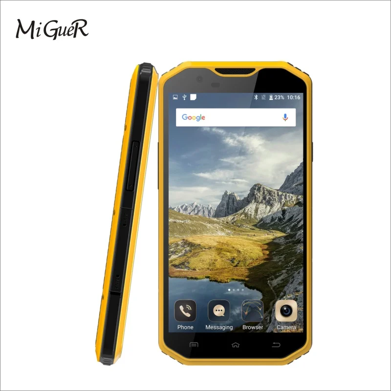 E & L W8 4G LTE IP68 водонепроницаемый мобильный телефон 5 дюймов Android 7 0 MTK6735