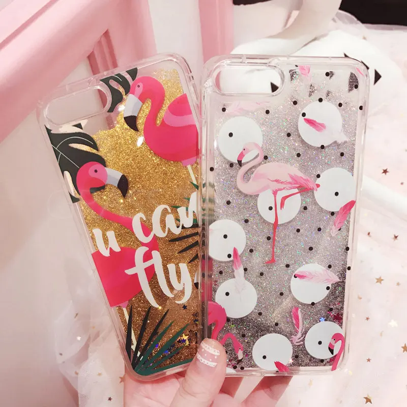 KISSCASE 3D розовый чехол для телефона с рисунком фламинго iPhone 7 8 6 6S Plus мягкий S Fundas Capa |