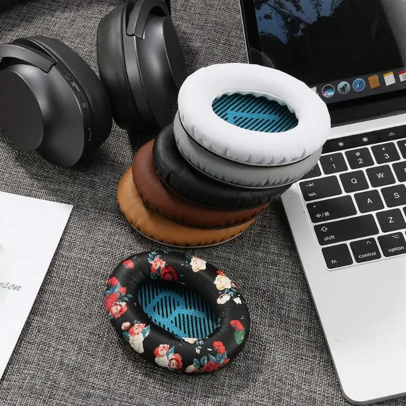1 пара сменных кожаных подушечек для наушников L/R подушечки Bose Quietcomfort 2 QC2 QC15 QC25 AE2