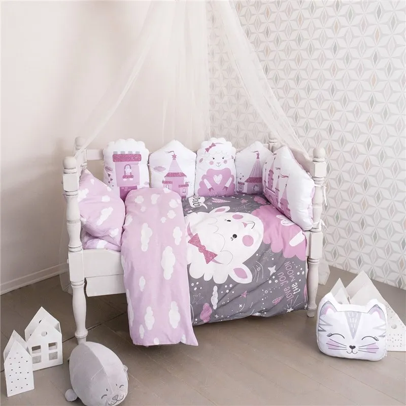 Детское постельное бельё &quotКрошка Я&quot Little star 112*147 см 60*120+20 40*60 100% хлопок
