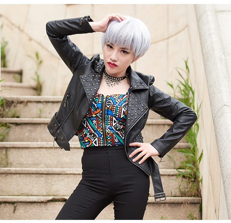 Черные красные белые мотоциклетные кожаные куртки размера плюс 3XL 4XL с заклепками