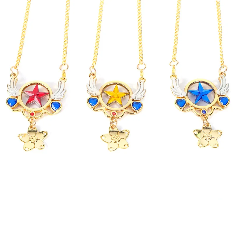 Карта Captor Sakura Аниме фигурки с принтом героев мультфильмов волшебная палочка