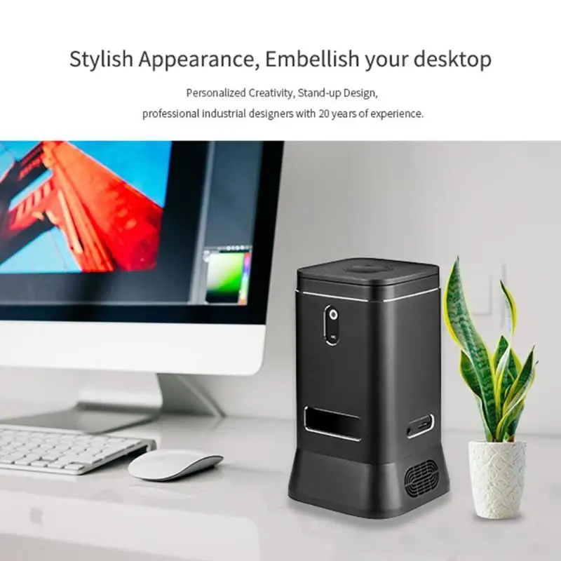 Мини компьютер без вентиляторов ПК 2MP камера 4 + 64 г оконные рамы 10 HDMI Wi Fi хост |