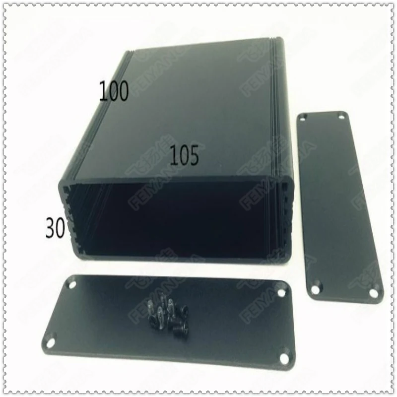1 set of Aluminum enclosure electric project case PCB shell box 100x105x30mm DIY splitted electronics |