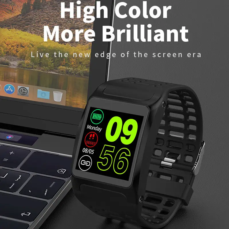 Waterproof Sport Smart Watch Blood Pressure Heart Rate Monitor for iOS Android | Электроника