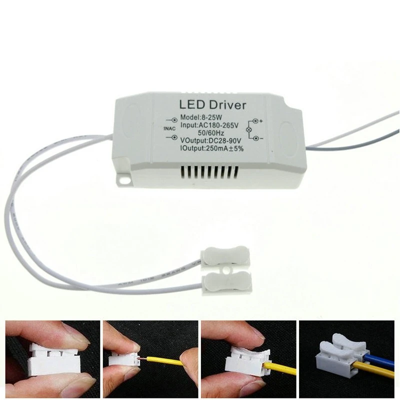 CLAITE 24 W AC165-250V SMD5730 светодиодный бар жесткая свет с Мощность драйвер чистый белый +