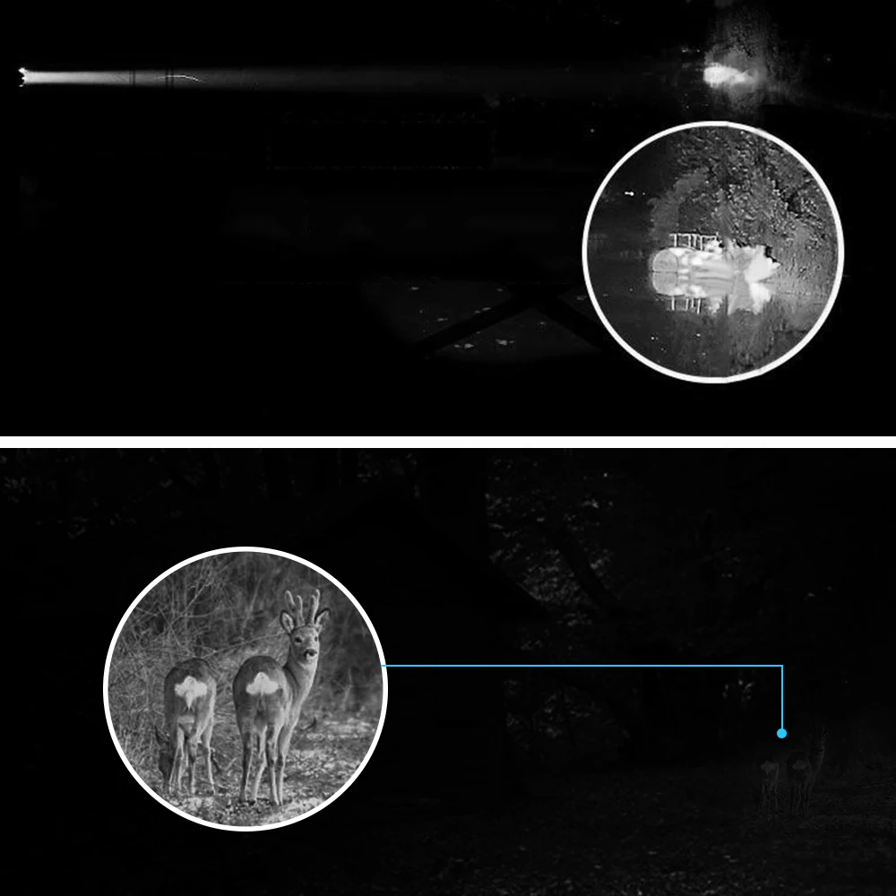 Для охоты монокулярное видео DVR Imagers ночное видение очки инфракрасное цифровое 5X40