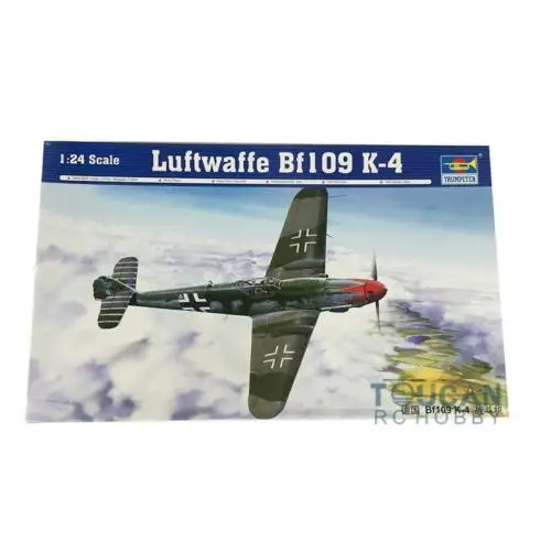 TRUMPETER 02418 1/24 Luftwaffe BF109 K 4 набор пластиковых самолетов статическая модель игрушки