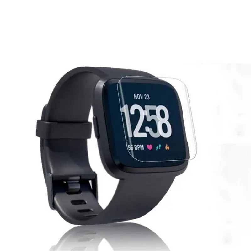 Защитная пленка с полным покрытием экрана для умных часов Fitbit Versa