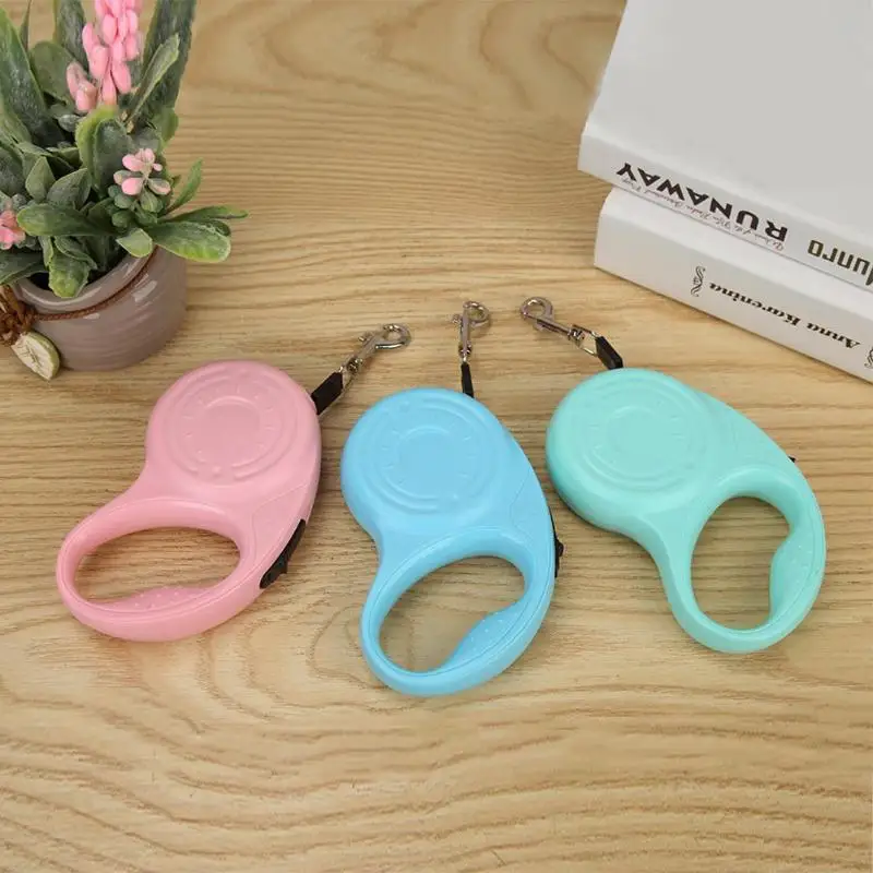 

3/5M Automatic Retractable Dog Leash Belt Puppy Pet Walking Nylon Traction Walking Rope Flat Rope Double Switch Pet Supplies