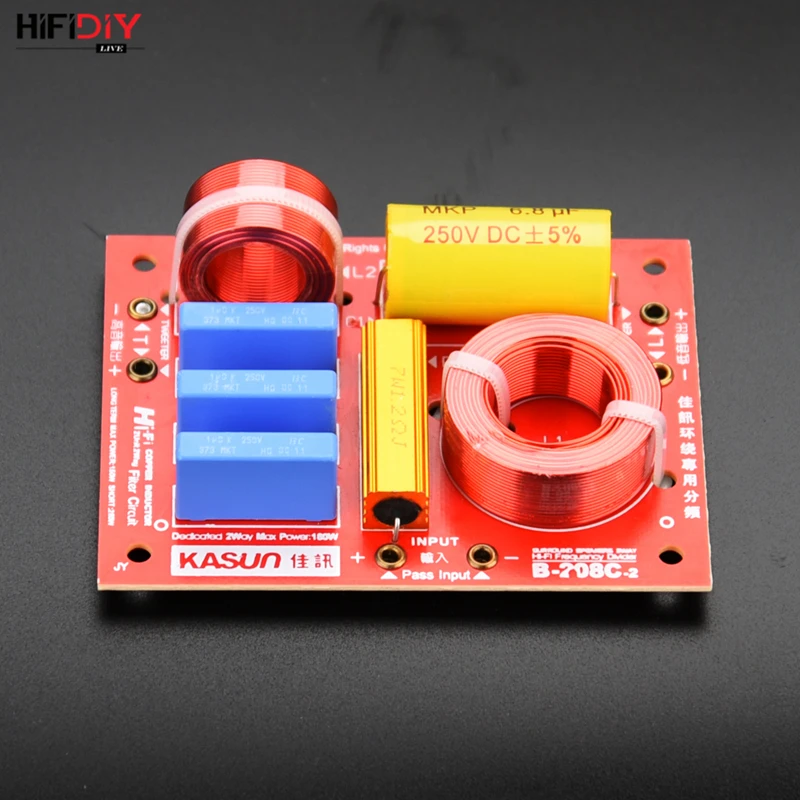 Pinça e Alto-falante Divisor de Frequência Filtros de Cruzamento Hifidiy Live Unidades Baixo Hi-fi Alto-falantes Áudio Surround 2