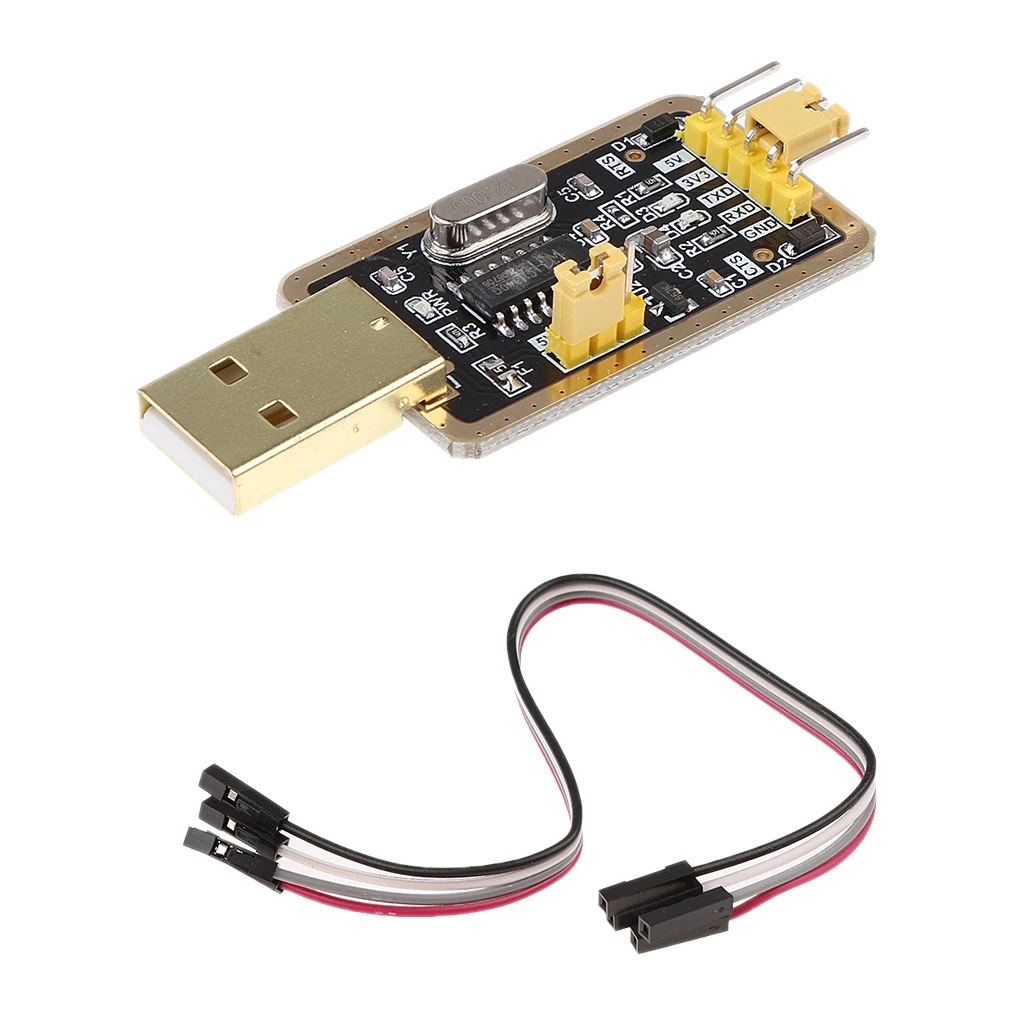 3 В 5 USB в TTL конвертер CH340G UART серийный адаптер модуль золотой | Компьютеры и офис