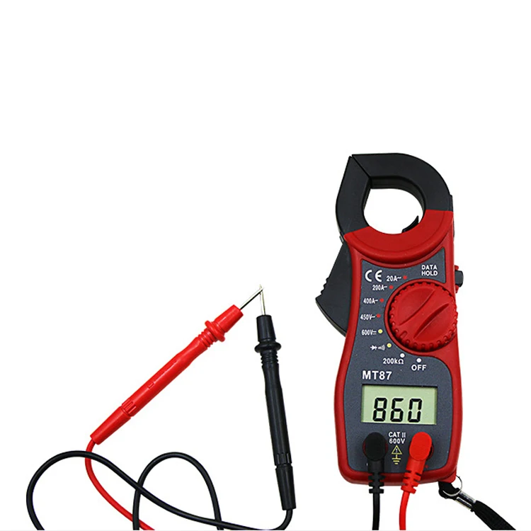 

Digital LCD Clamp Multimeter Amp Volt Meter AC/DC Current Resistance Tester