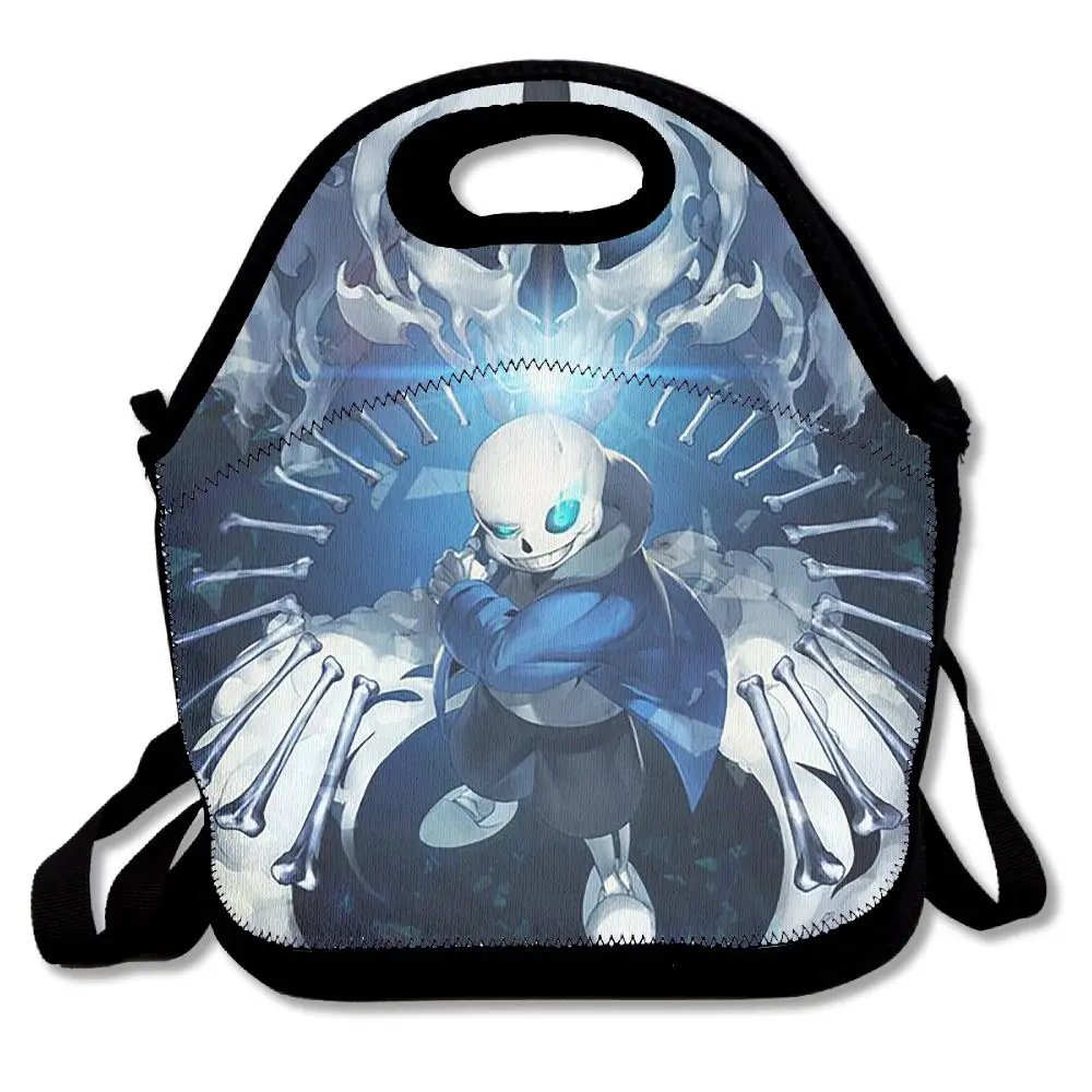 SAMCUSTOM 3D принт Undertale Sans сумки для обедов изолированные непромокаемые еда девочек