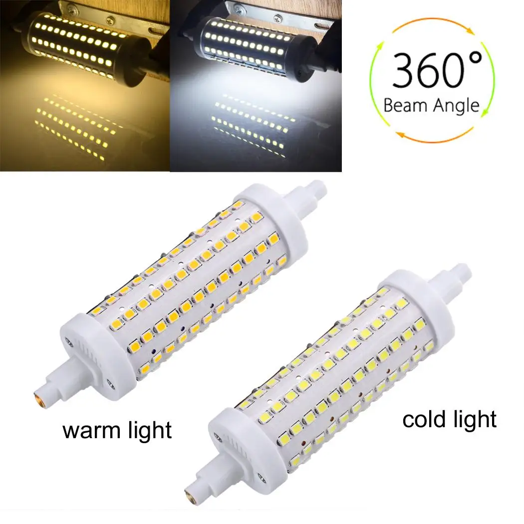 15 W SMD2835 85 265 V 118 мм светодиодный R7S бар гостиная 360 градусов 108 Spotlight лампы 50000 часов