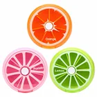 На открытом воздухе путешествия таблетки чехол Портативный 7-дневный вращающийся Еженедельный медицинский ящик диспенсер милые Карамельный цвет контейнер для хранения с круглым