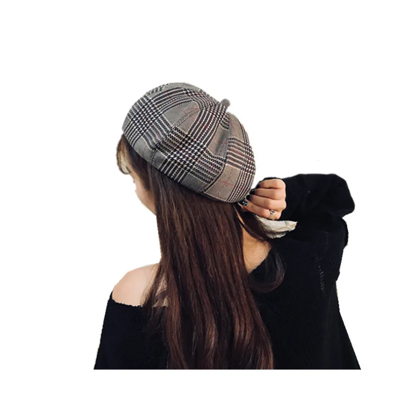 2019 Новая девушка шапка вязаная в стиле Харадзюку женская для осени и зимы теплые