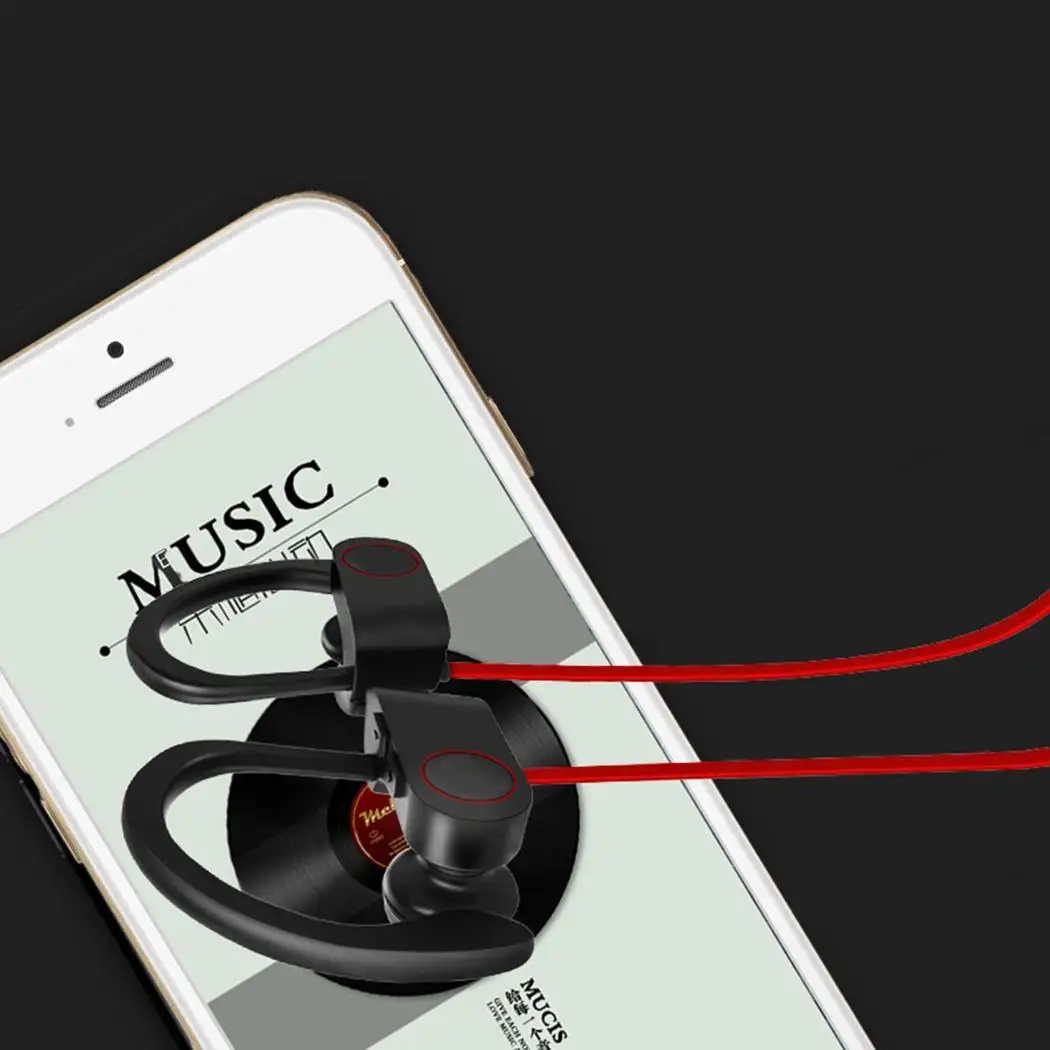 Универсальные беспроводные Bluetooth стерео наушники вкладыши Спортивные