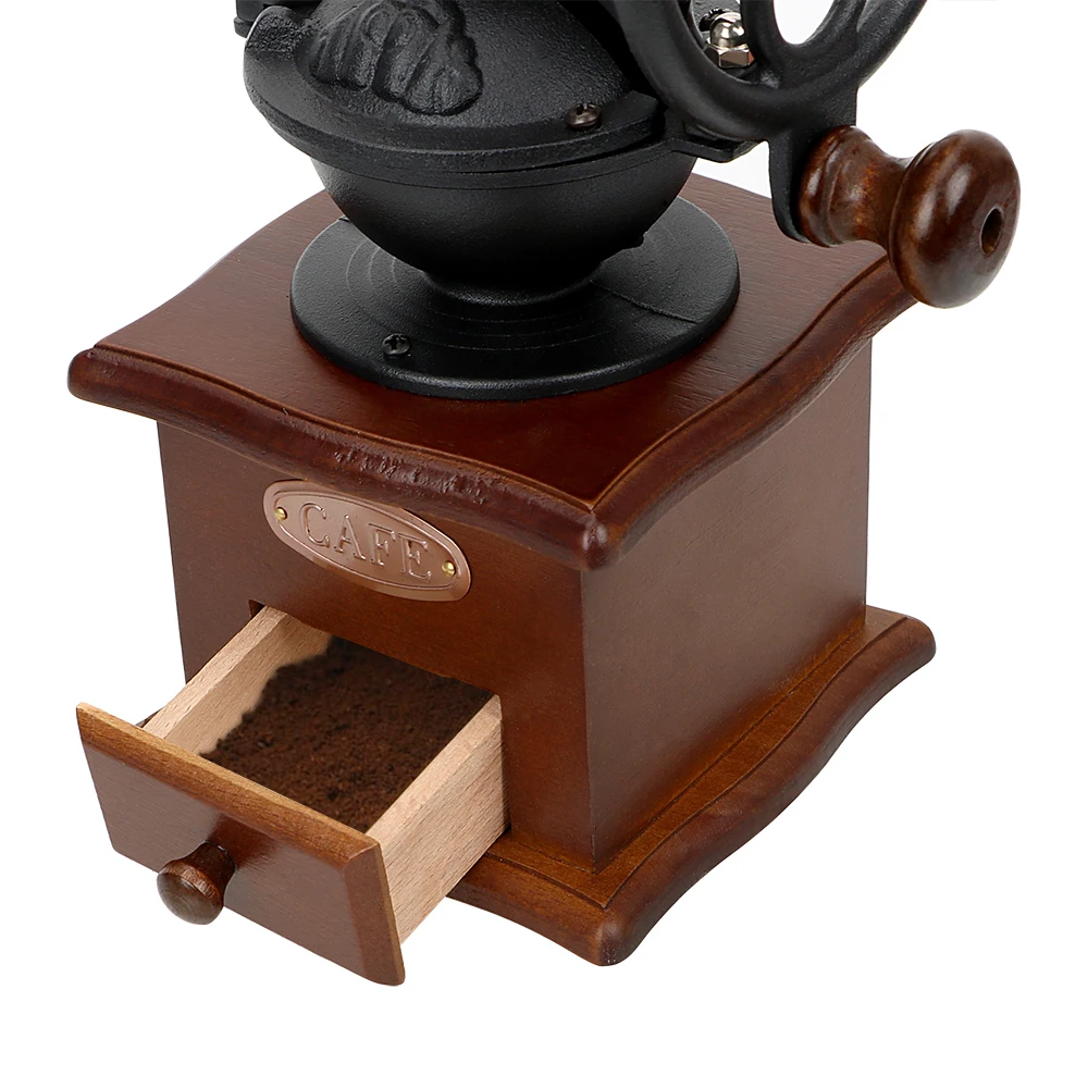 Hand -held Coffee Mills Braam Ceramic Millstones Classic Wood Giant Wheel Design | Дом и сад