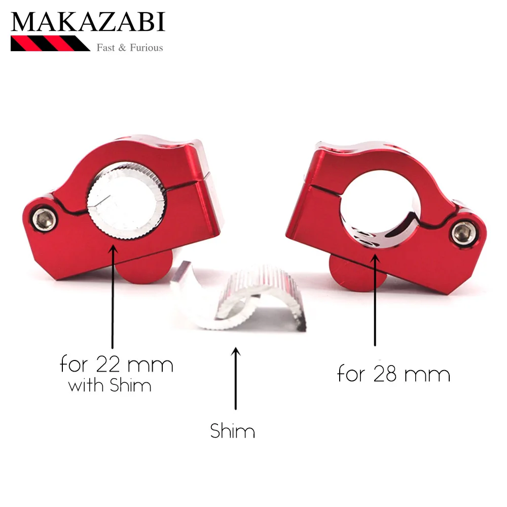 Универсальные подъемники на руль мотоцикла зажим с креплением жир для HONDA cbr 125r vfr 1200f dct nc 750s YAMAHA yzf r125 ys 125 и т.