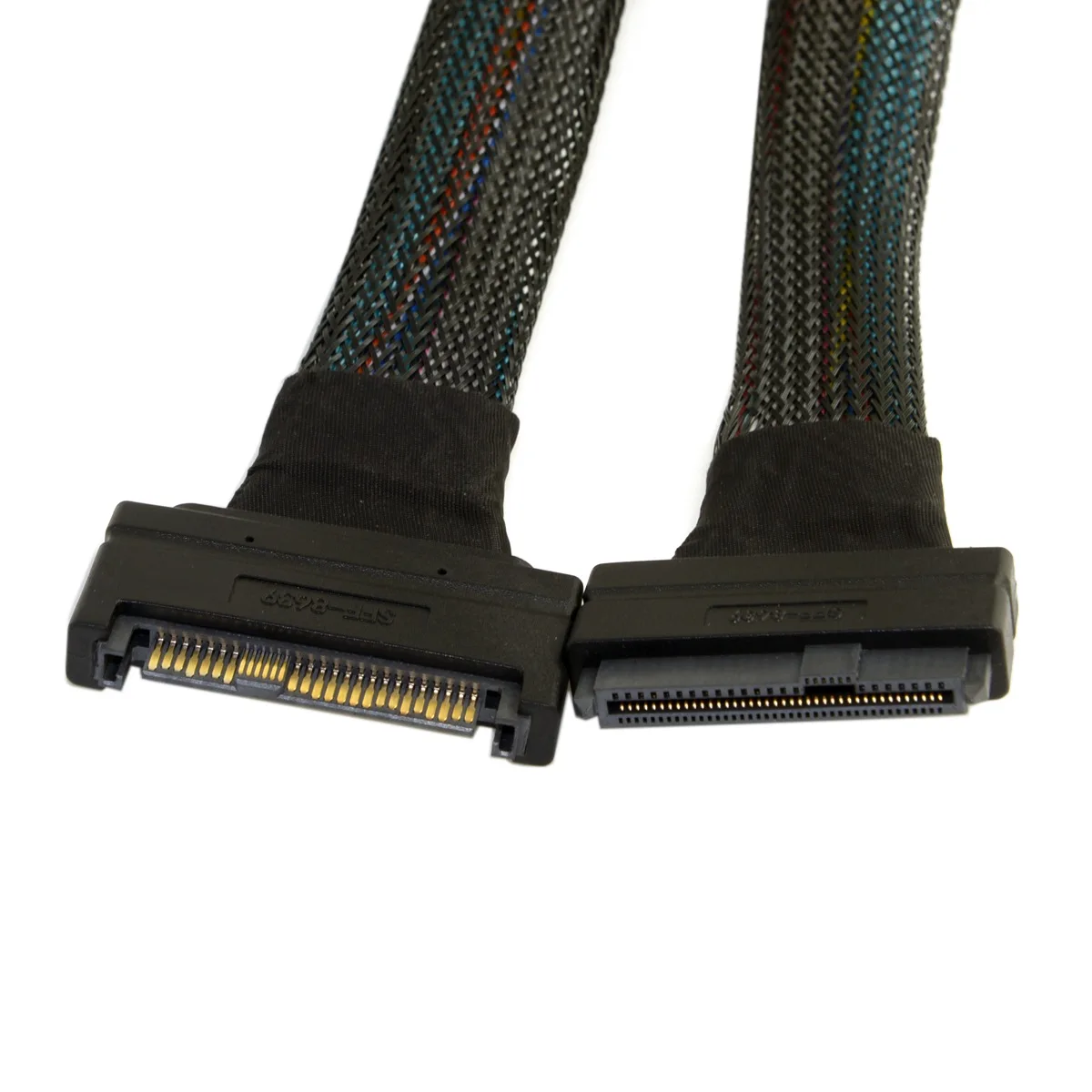 CY Female Extension 68pin to U.2 U2 SFF-8639 NVME PCIe SSD Male Cable 50cm | Электроника