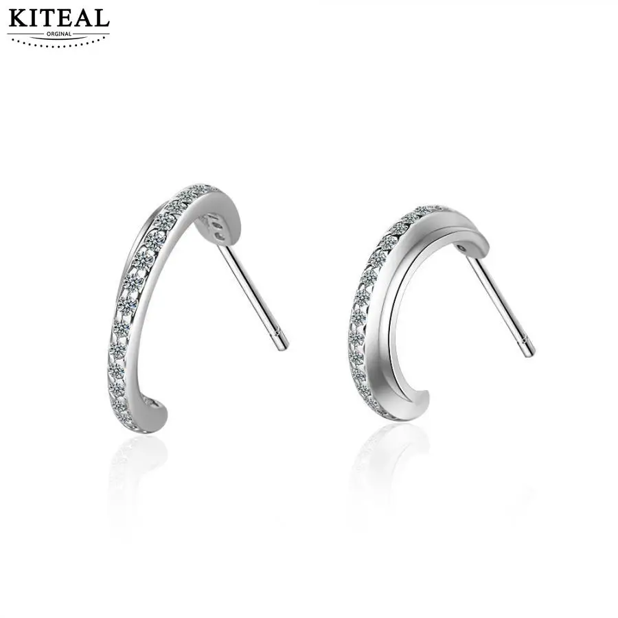 KITEAL 925 подарок на день рождения Посеребренная Подвеска для девушки полумесяц Bay