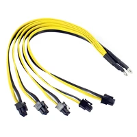 s7 s9 to 5x pci e pcie 6pin gpu graphics card splitter power cable for btc miner bitcoin litecoin s11 t9 x10 l3 a3 a841 m3 p3
