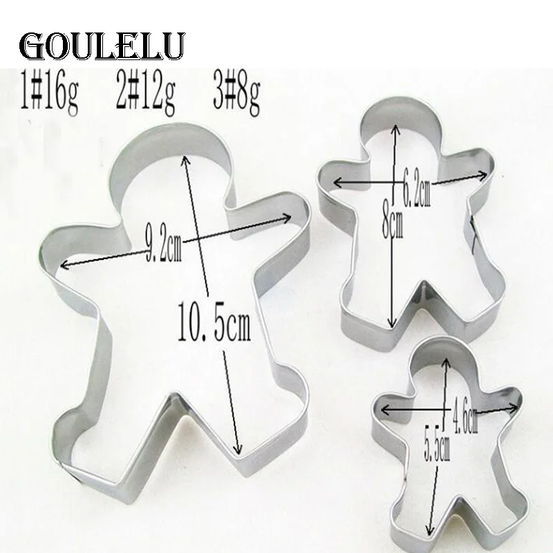 3 шт. Рождественский имбирный хлеб для мужчин женщин мальчиков и девочек