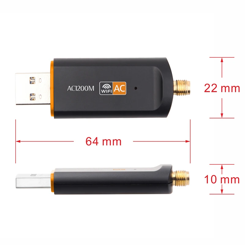 Беспроводной адаптер Kebidu USB 3 0 1200 Мбит/с суперскоростная сетевая карта RTL8812