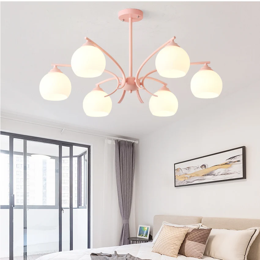 Modern LED Pendant Lights Simple Living Room Dining Bedroom Lighting Luminaria Hanging Lamp Kitchen Fixtures | Освещение