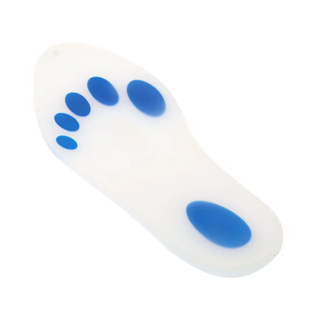 1 Pair Soft Silica Gel Insoles Cushion Anti-slip Sneaker Leather Shoe Pads Feet Care Protector | Красота и здоровье