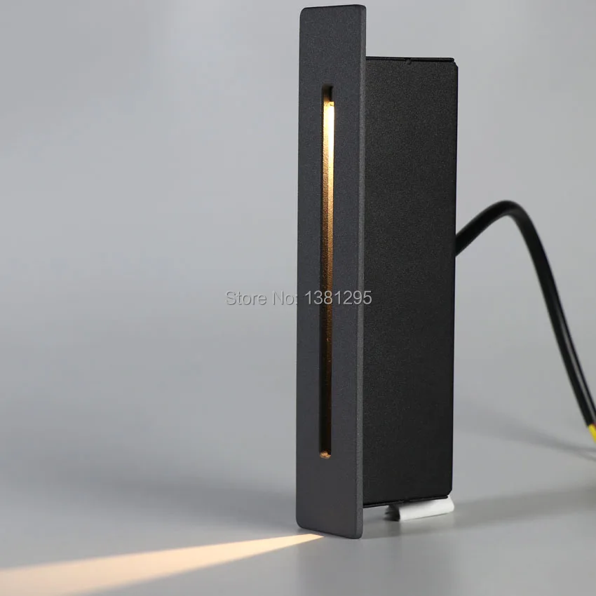 

Recessed Led Stair Light AC85-265V Outdoor Wall Lights Waterproof IP65 Step Decoration Lamp Hallway Staircase Terrace lighting