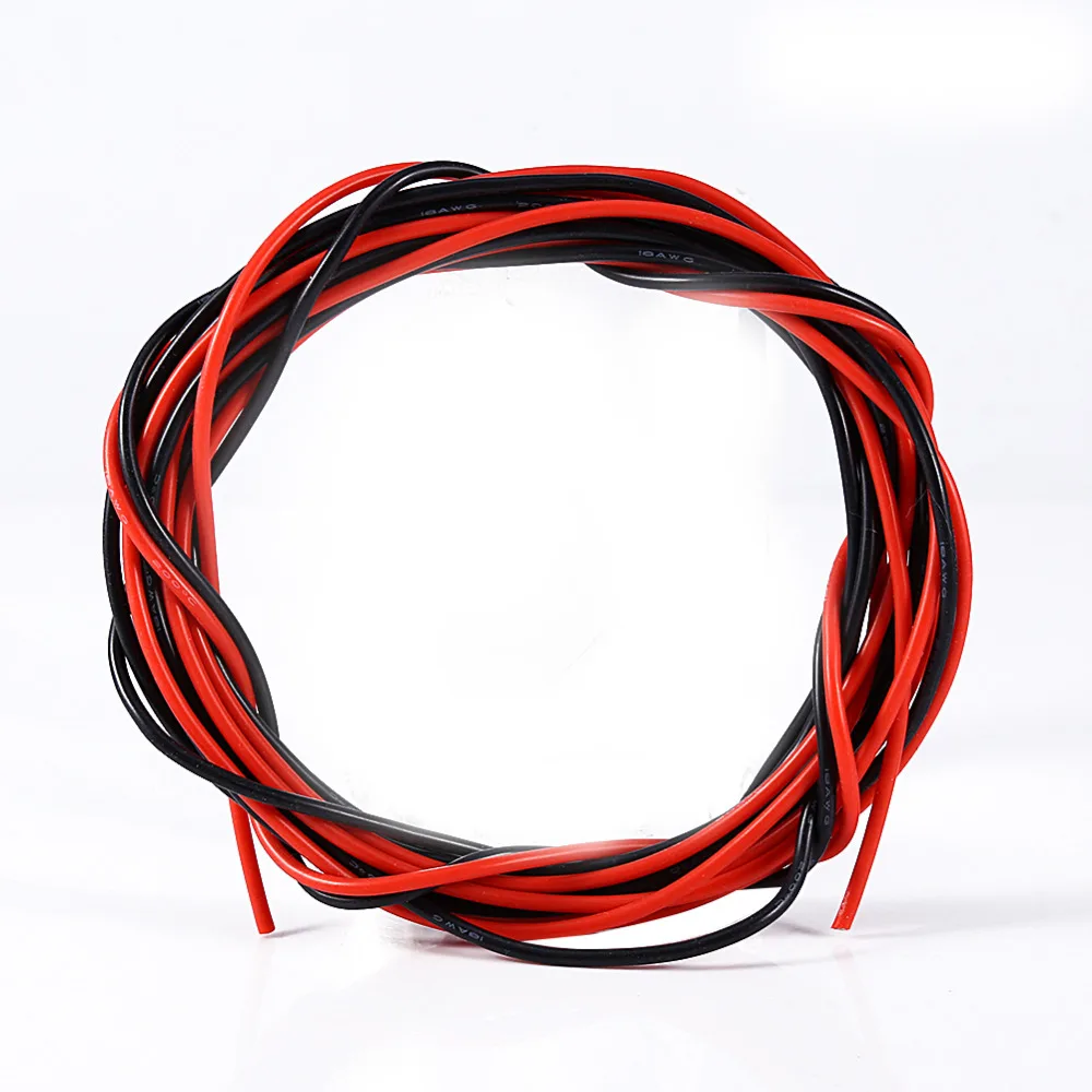 18AWG 5 м Электронные Силиконовые кабели гибкие многожильные медные электронные