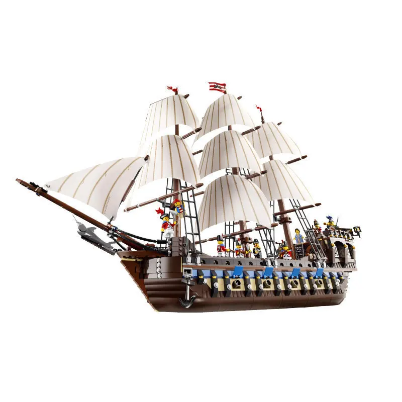 Mailackers 22001 Legoing Пираты Карибского моря корабль имперские военные корабли 10210 шт.