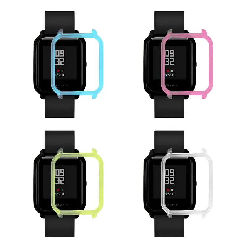 Чехол для смарт часов Huami AMAZFIT Молодежные часы кристалл с прозрачным защитным