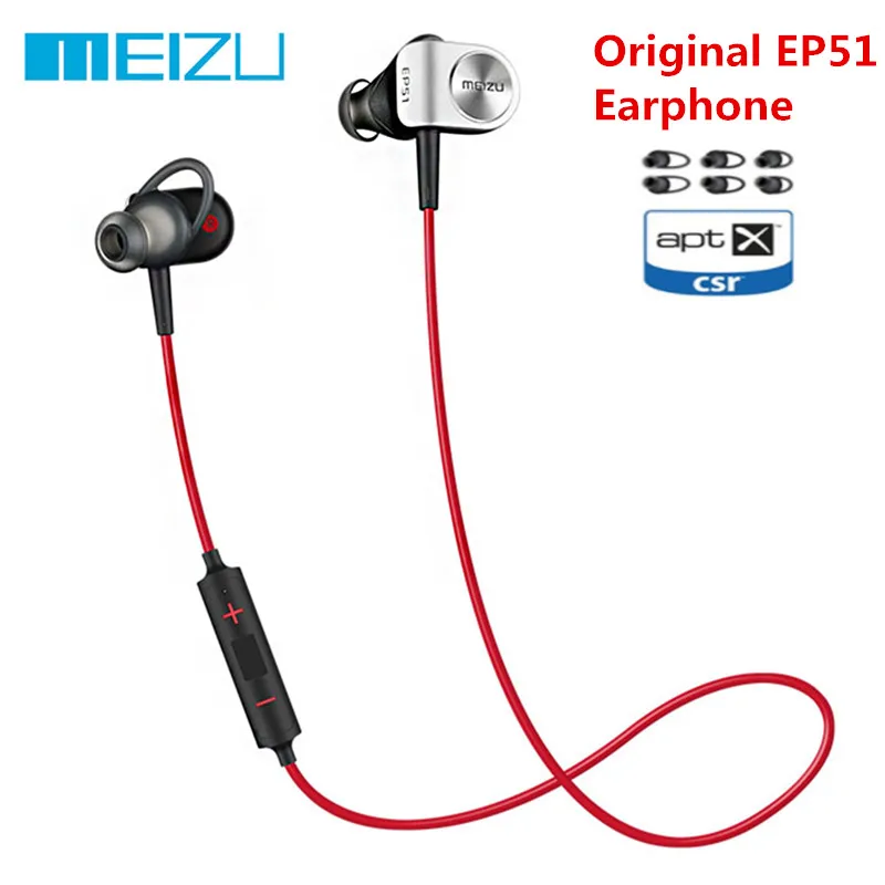 Оригинальный Meizu ep51 Bluetooth спортивные наушники HiFi с микрофоном Поддержка звонки