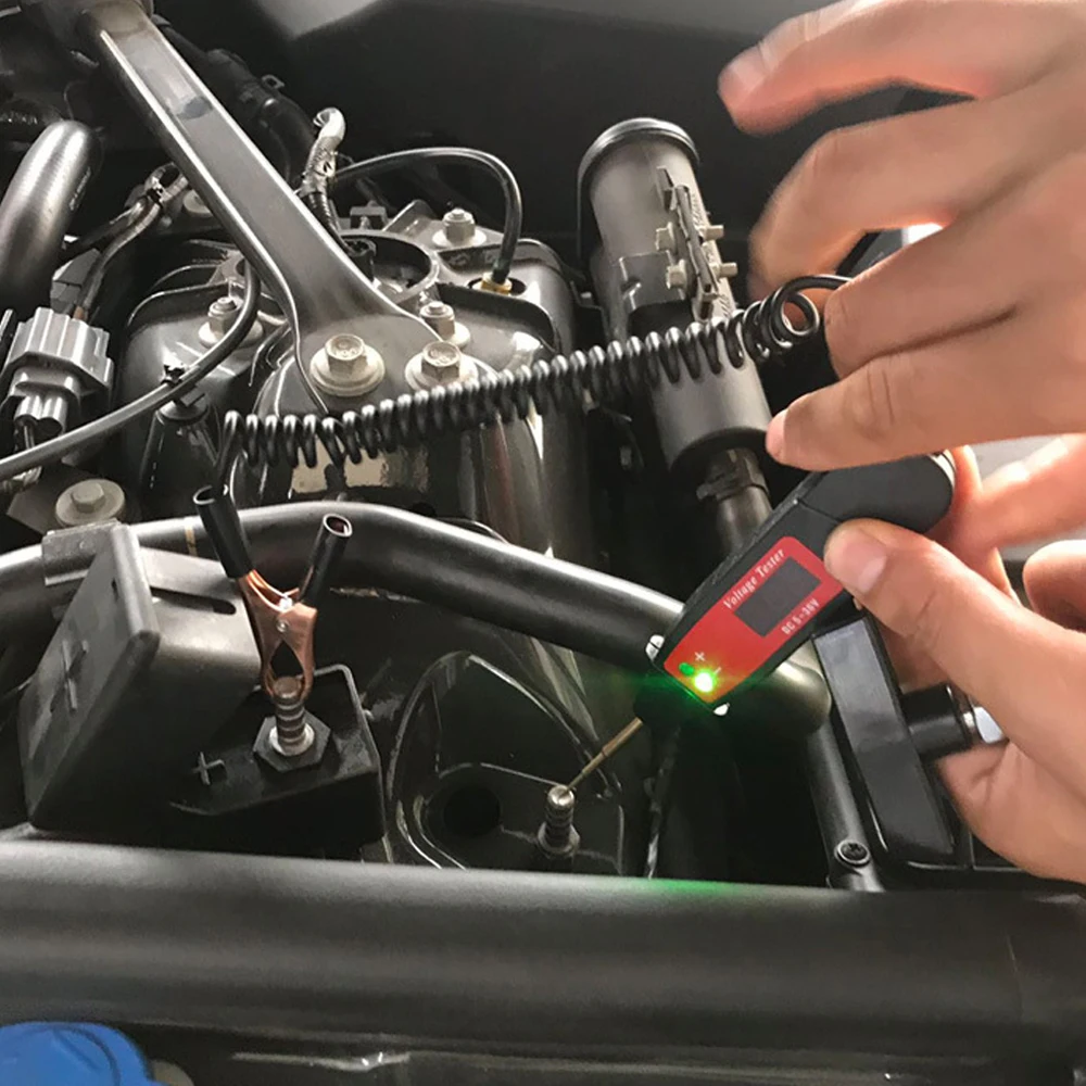 Universal Multifunctional Car Digital LCD Electric 5-36V Test Pen Probe Detector Tester LED Light Automotive Diagnostic Tool | Автомобили