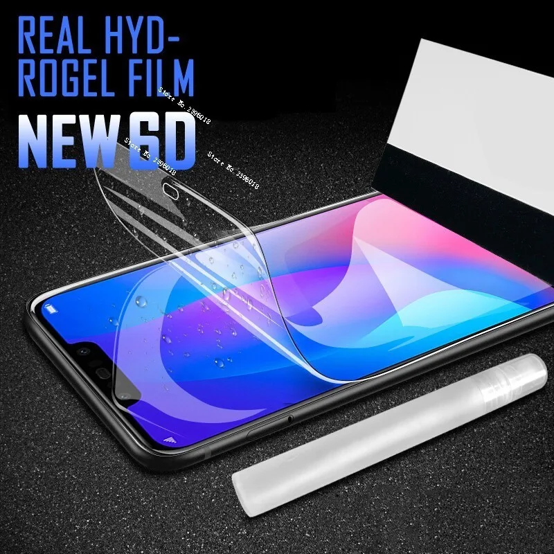 Новая мягкая Гидрогелевая пленка 6D для Xiaomi A2 8 Lite защитная экрана Redmi 6A 6 Pro 7 Note 4X 5