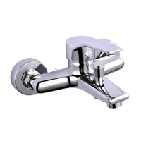chrome plated brass material cold hot water bath tap