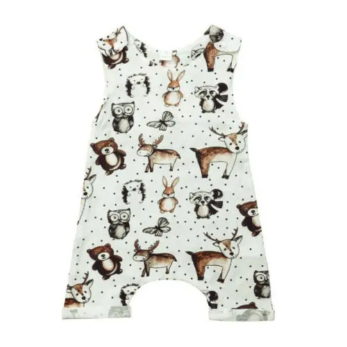 

Newborn Baby Girl Clothes Animal Cotton Romper Bodysuit Jumpsuit Playsuit Clothes Outfit Sunsuit