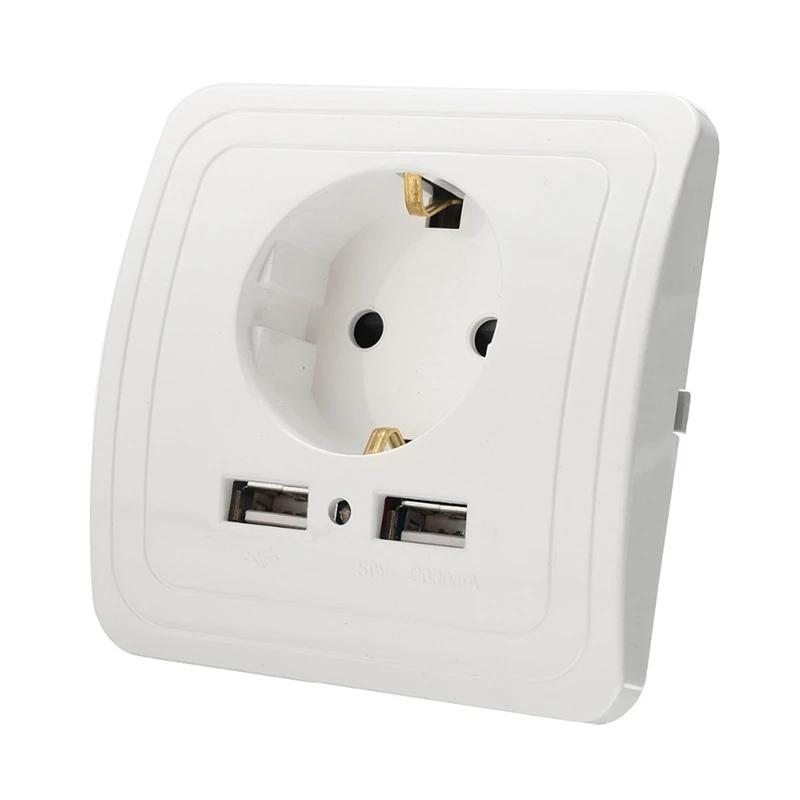 Сетевое зарядное устройство SOONHUA с двумя USB-портами 5 В 2 А | Электроника