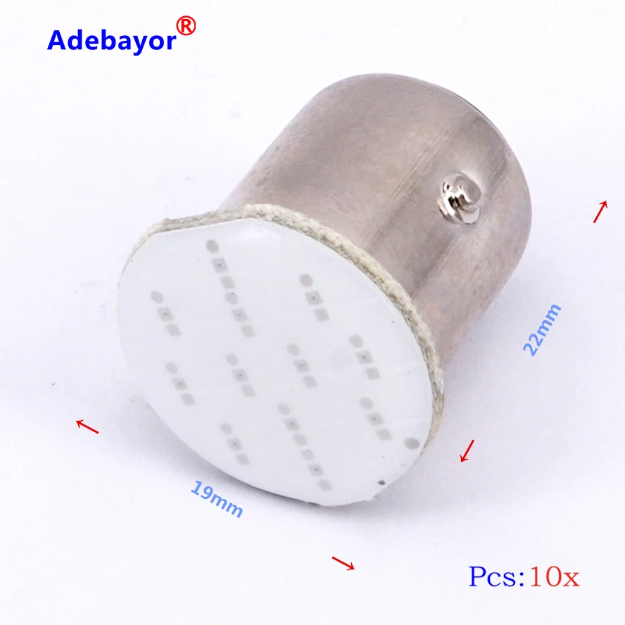 Светодиодный стоп сигнал для автомобиля 100X1157 BAY15D COB 12 SMD S25 P21W парковочный