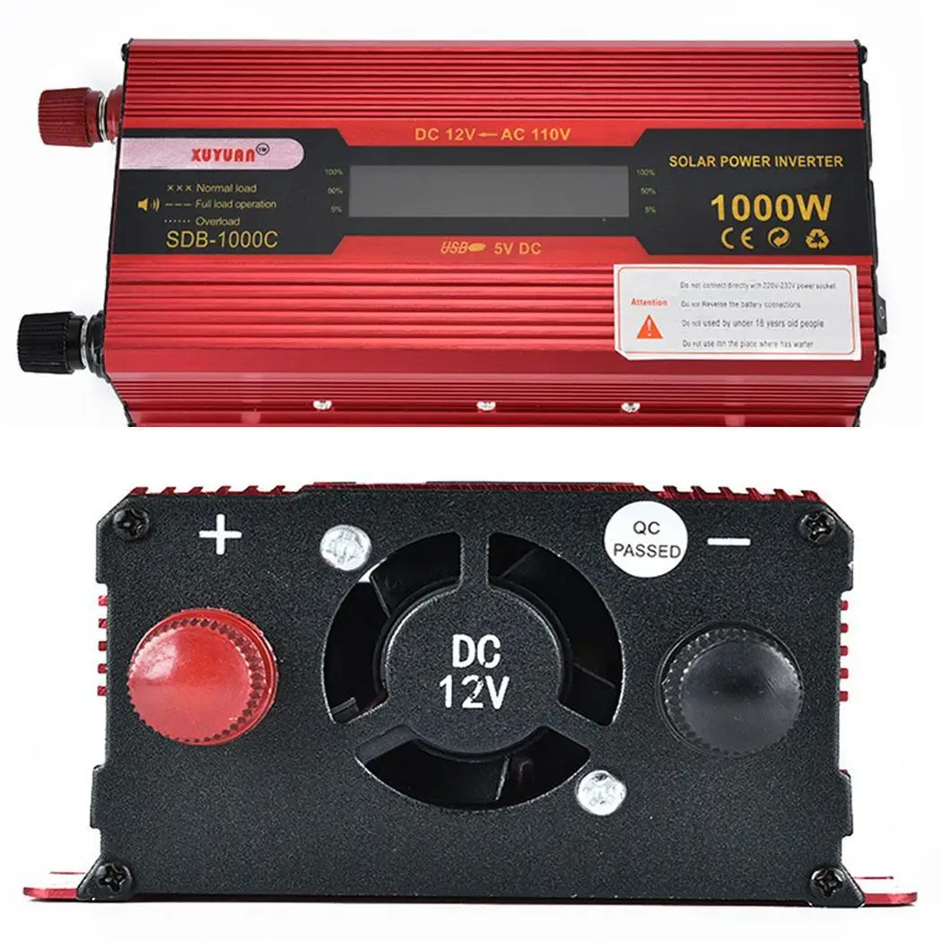 1000 Вт Автомобильный USB DC 12/24V к AC 9 7 V 10 3 110V Инвертор 14 5 15 550W адаптер конвертер 4 11