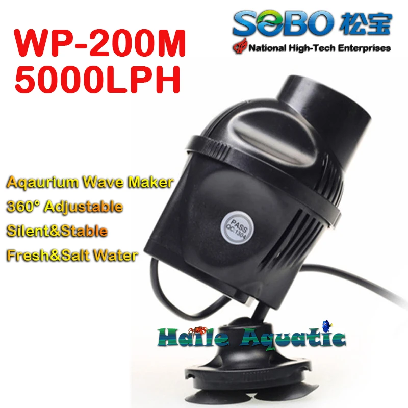 SOBO WP 200M 12W волнообразный аквариумный насос с мощной головкой морской риф
