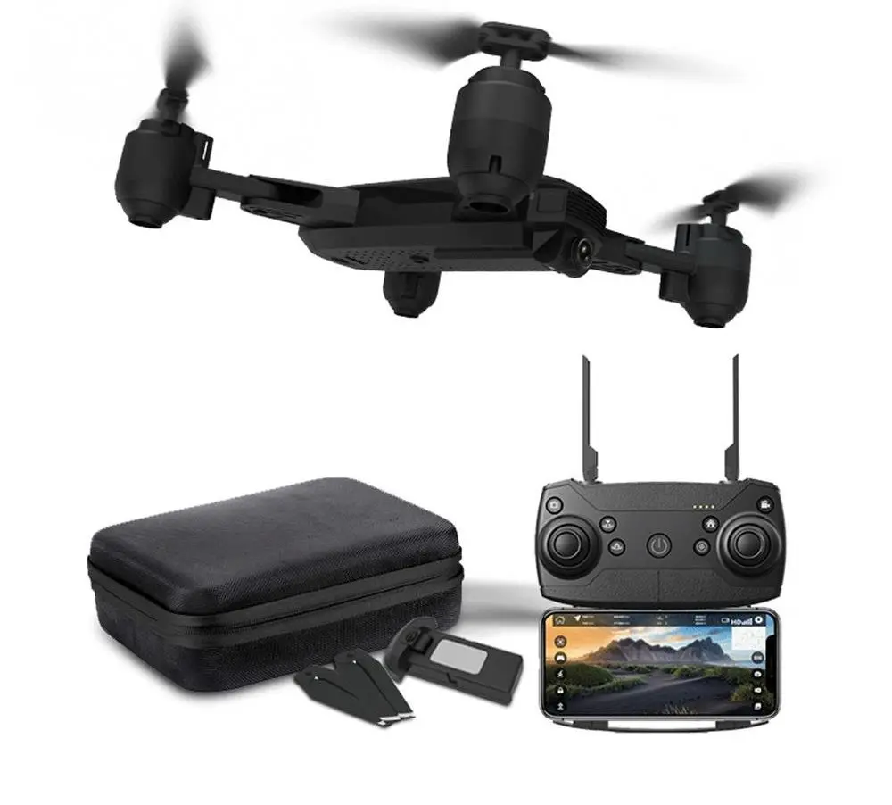 Квадрокоптер SHRC H1G 1080P складной с Wi Fi FPV GPS 25 минут полета возврат одной кнопкой