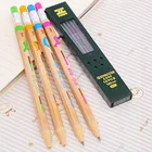 1 шт. офисный w42s с Sharp05er, 2,0 мм, разные цвета, механический карандаш и заправка