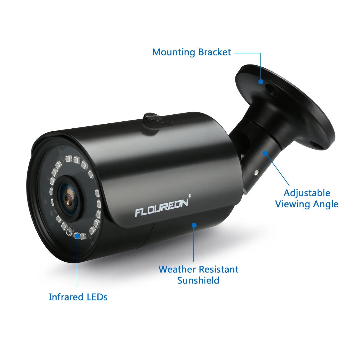 Floureon 1 X 8CH 1080 P 1080N AHD DVR + 4 Открытый 3000TVL камеры ТБ HDD комплект безопасности ЕС CCTV