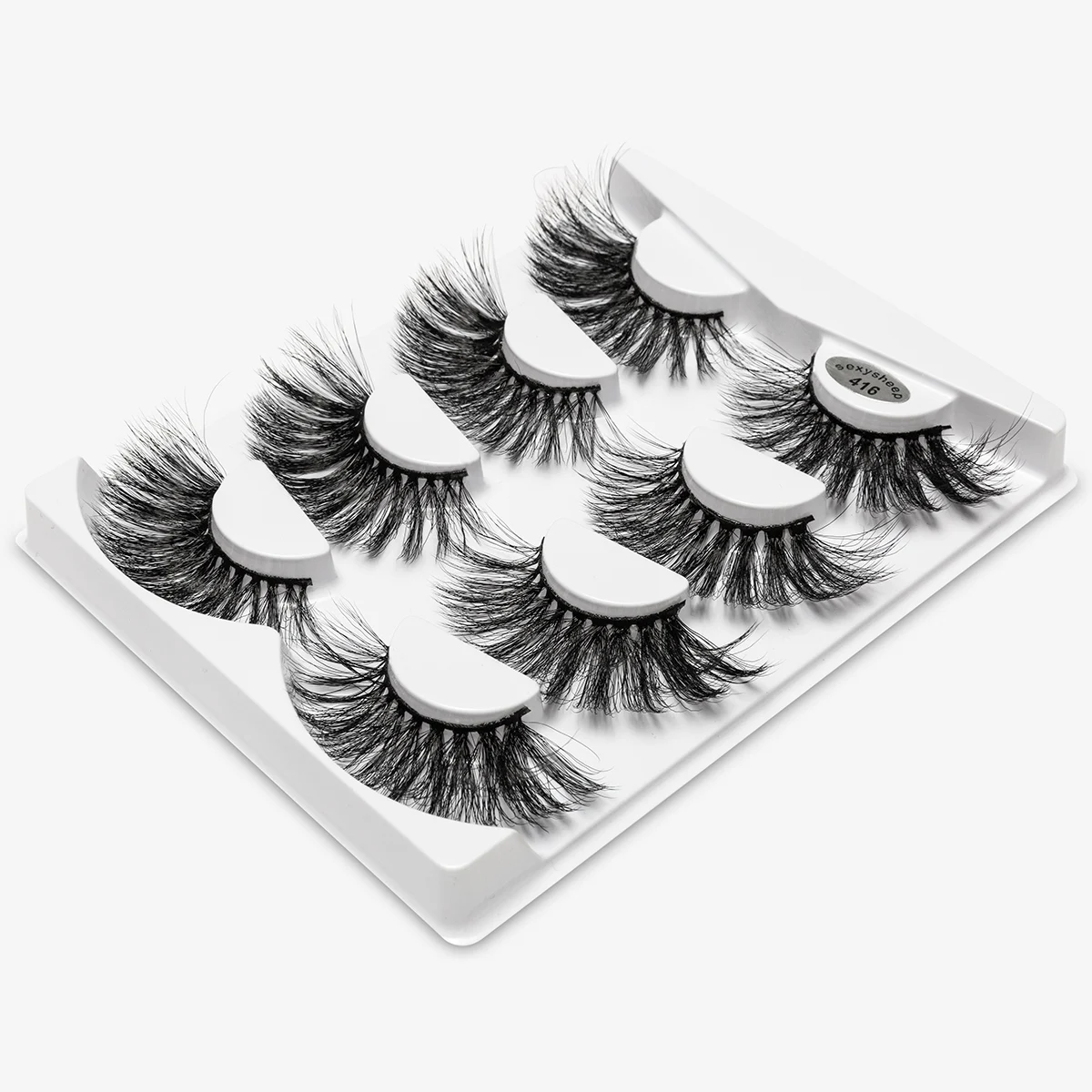 SEXYSHEEP 4 пары 25 мм Накладные ресницы Поддельные длинные Макияж 3d искусственной